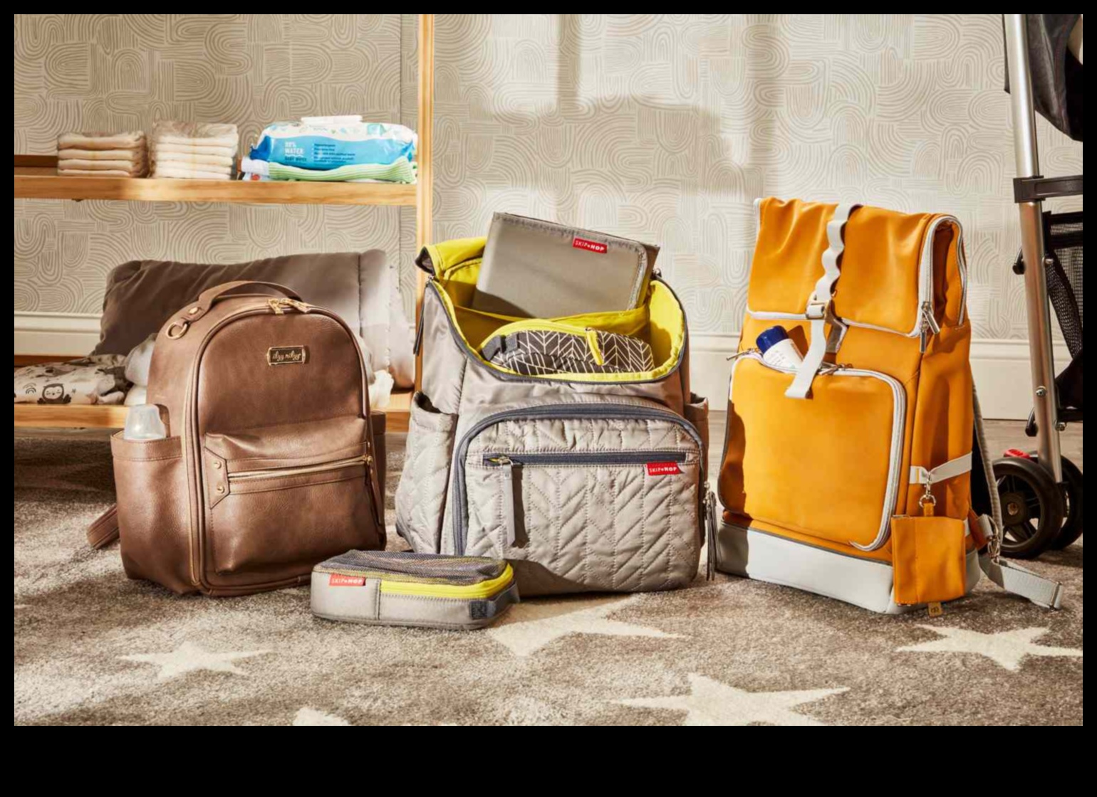 الحفاضات الحالمة: معدات تغيير أنيقة وعملية