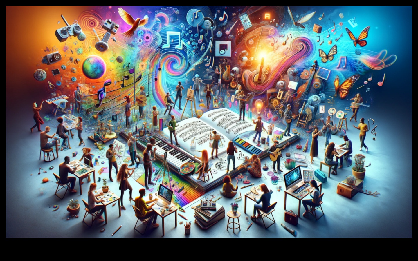 المسرات الديناميكية: استكشاف إبداعي لعالم الذكاء الاصطناعي والفنون 1 المسرات الديناميكية: استكشاف عالم الفنون الإبداعية وحلول ML